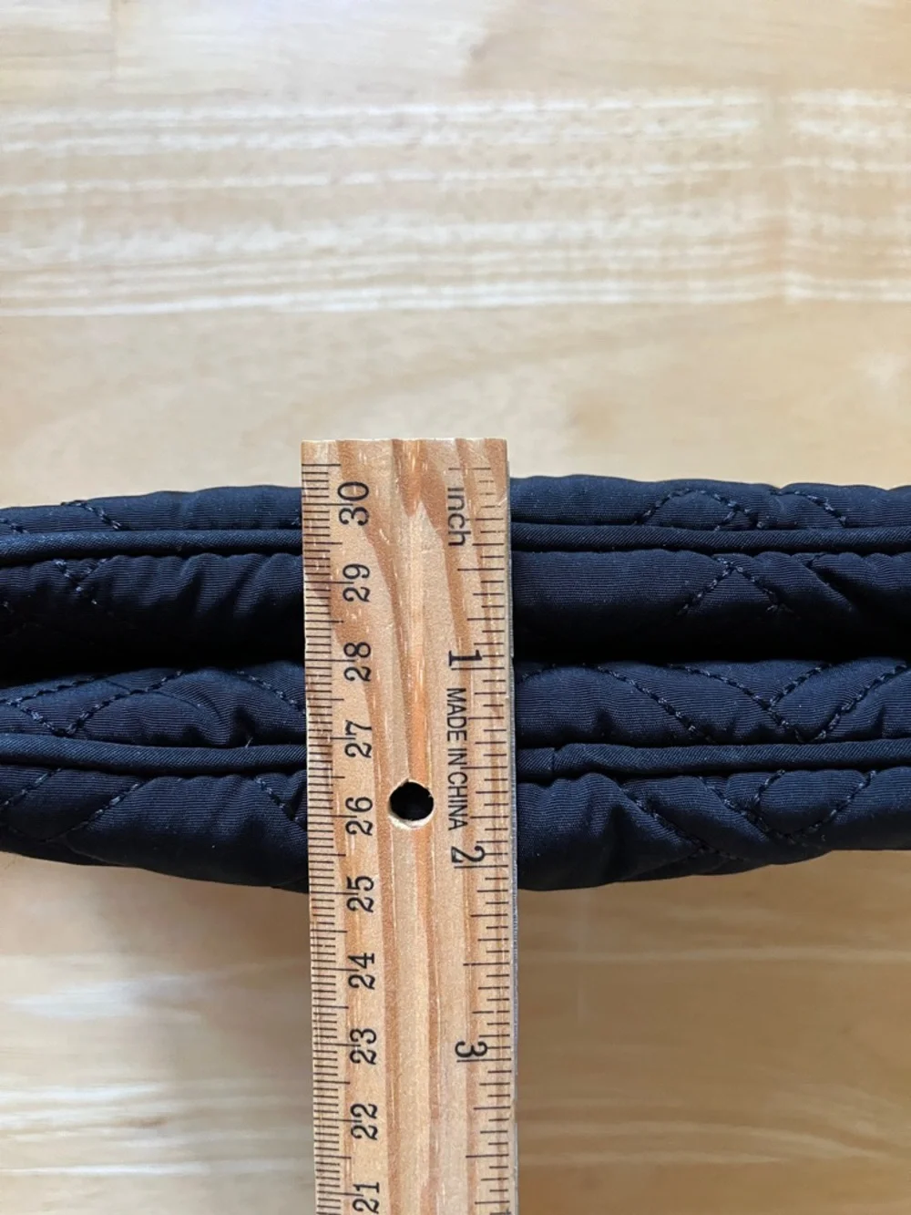 Vera Bradley Black Quilted Wristlet Clutch with Removable Strap - Picture 5 of 5